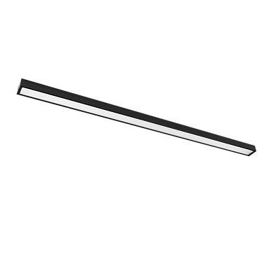 Светильник светодиодный PSO-01 24w 4000K BLACK 1200x50 IP40